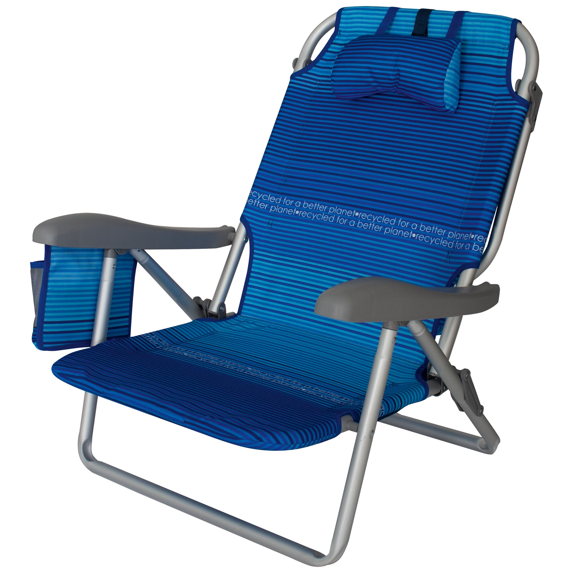 Strandstuhl Perez Beach Recycled, blau