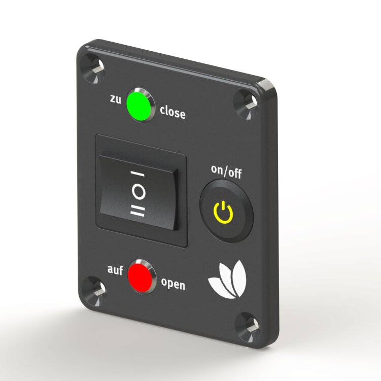 Kugelhahnventil 12 V GrauGELB® Entleerungssystem