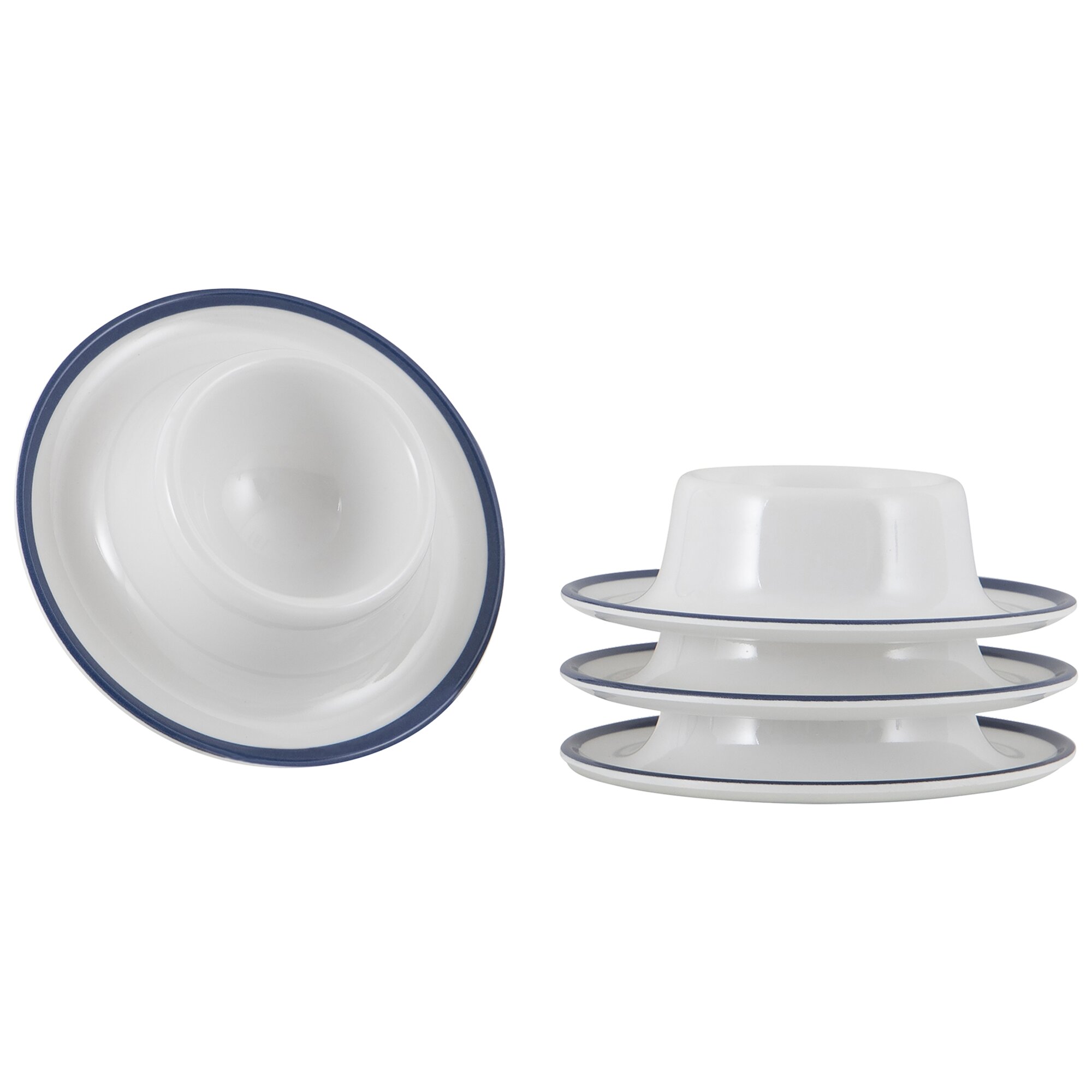 Eierbecher Linea Line, blau, 4er-Set