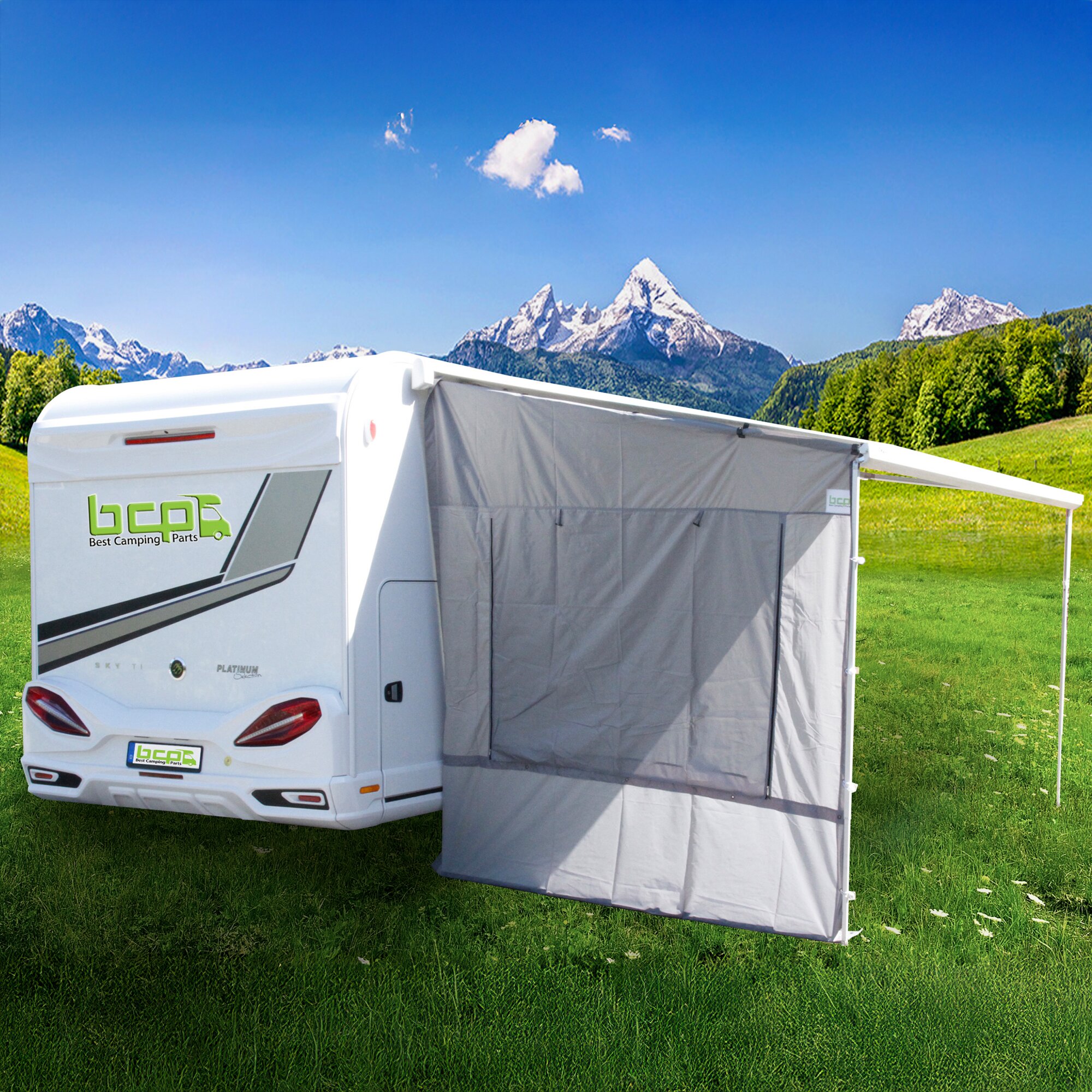 Seitenwand mit Fenster