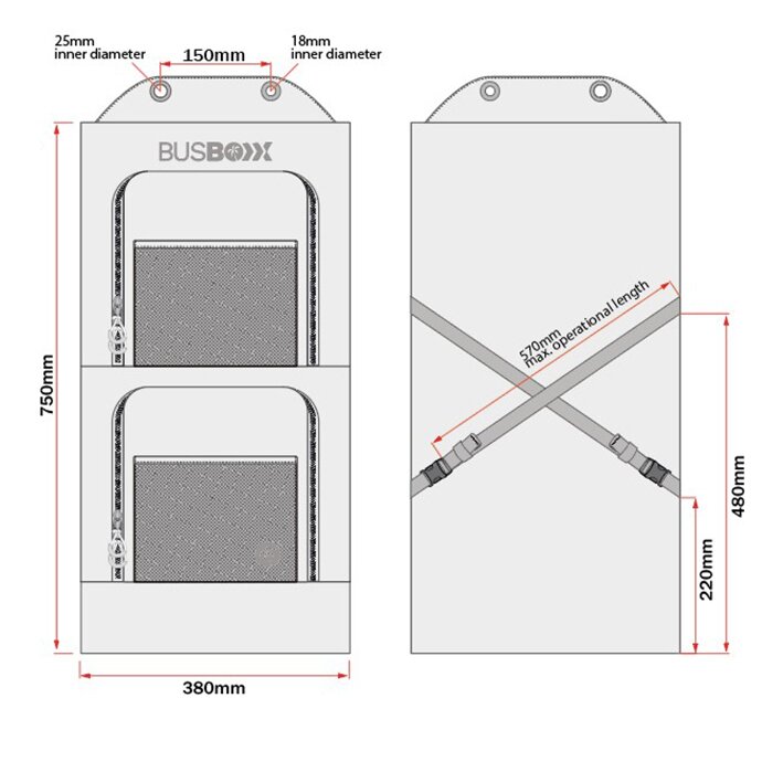 Organizer Tasche seatBOXX für VW T5/T6/T6.1 Organizer Tasche seatBOXX für VW T5/T6/T6.1