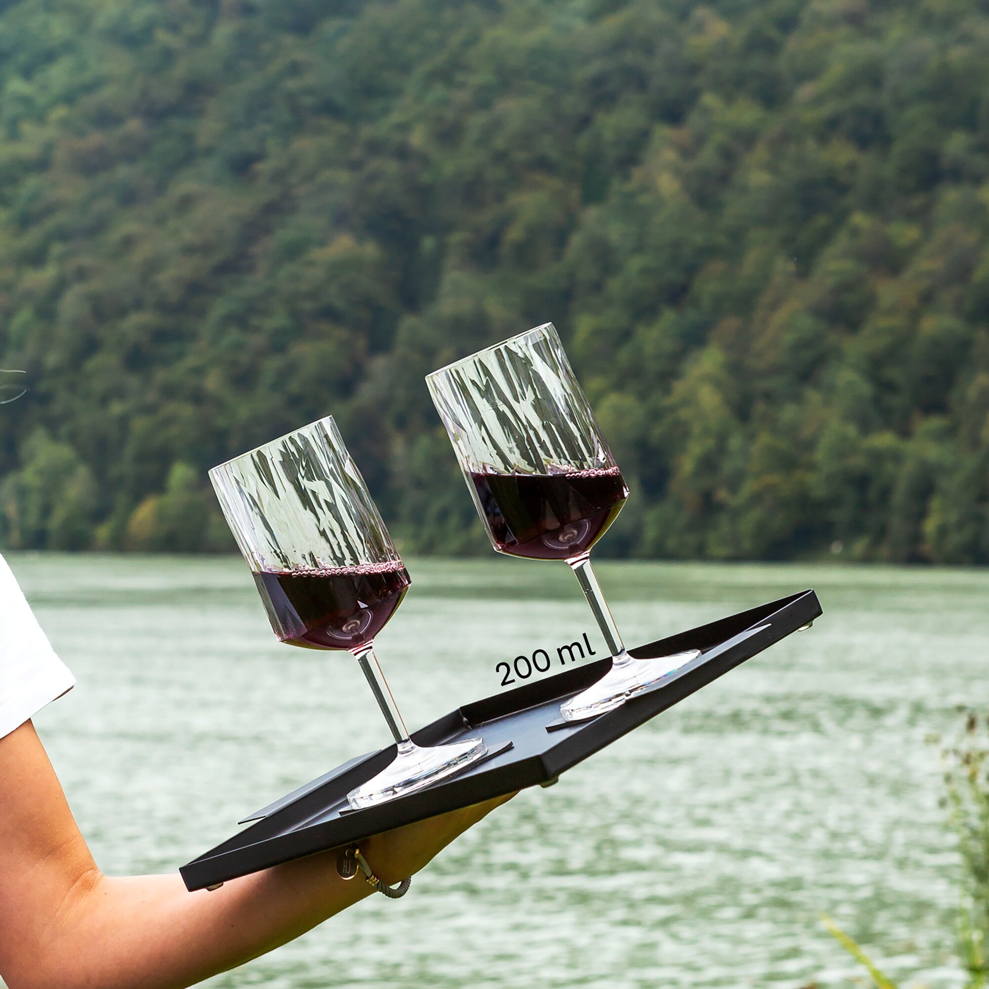 Magnet-Kunststoffgläser, Weinglas