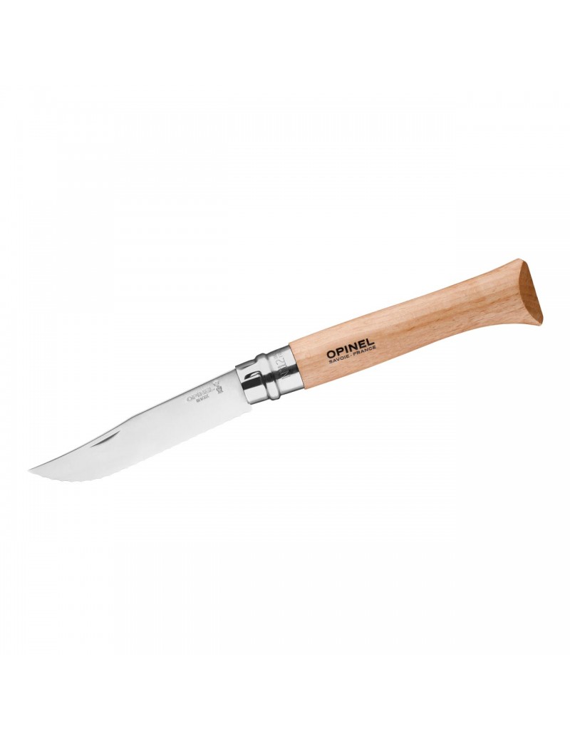 Opinel N°12 Inox mit Wellenschliff