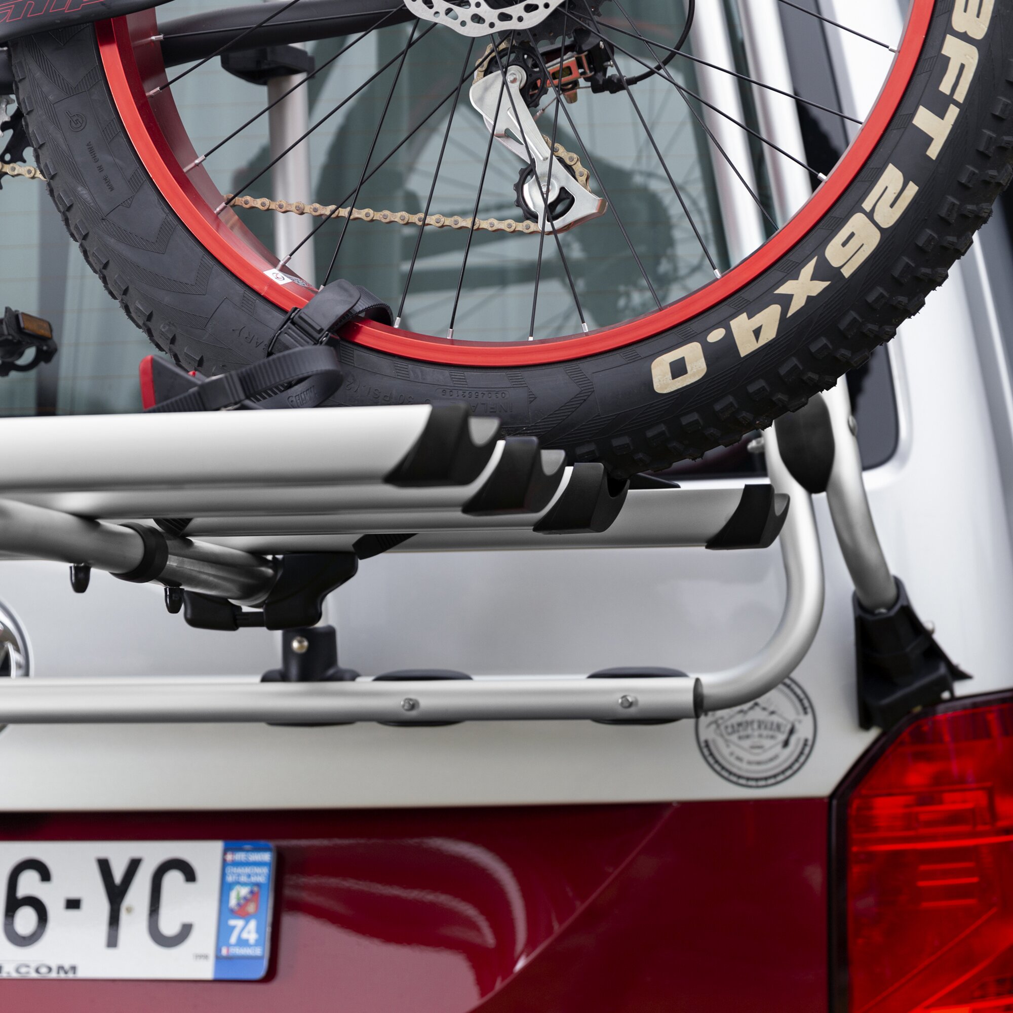 Fahrradschiene Rail Premium, silber