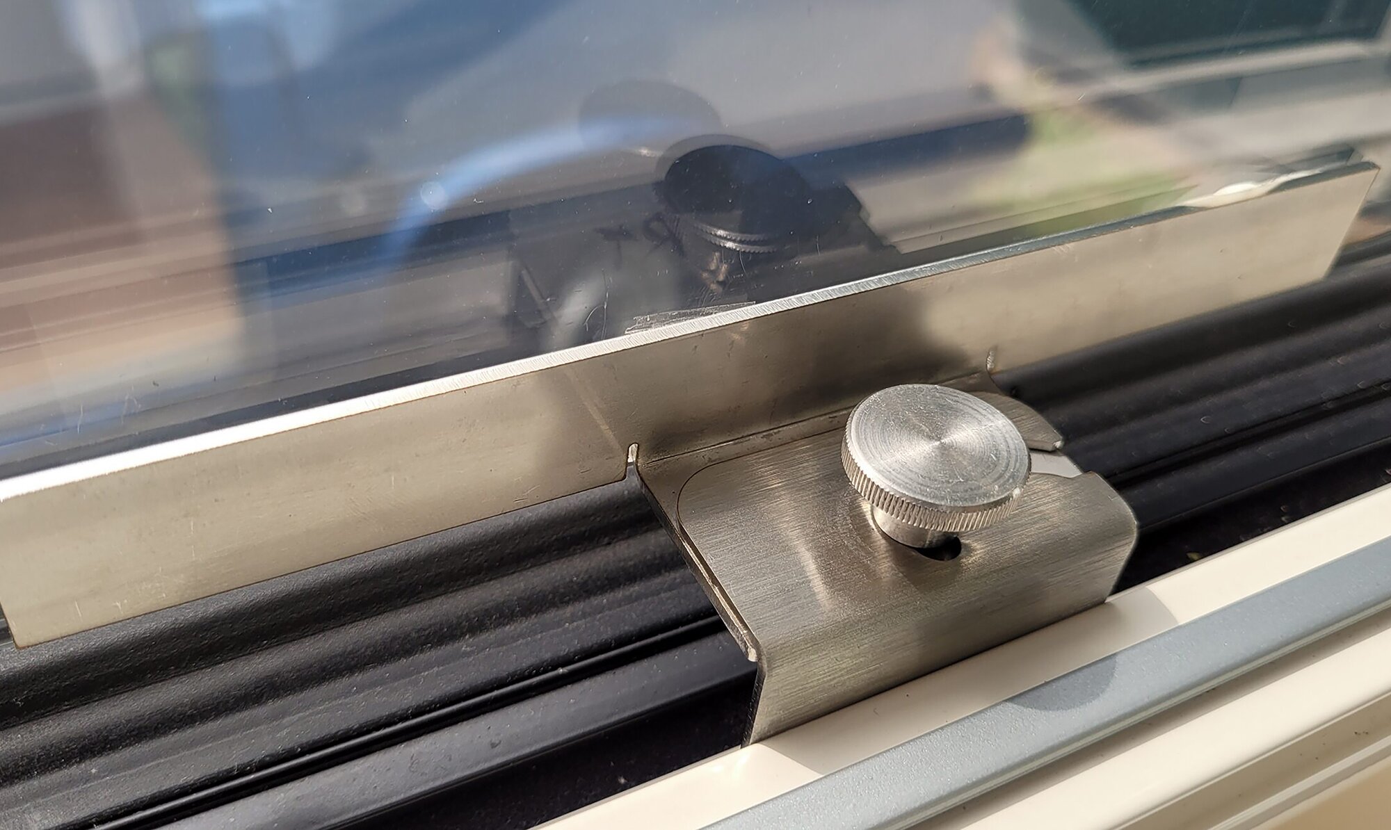 Einbruchschutz für Fenster für Dometic S7, silber, M