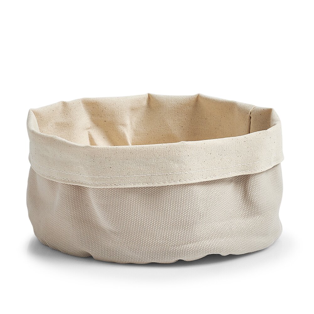Brotbeutel rund, 20 cm beige