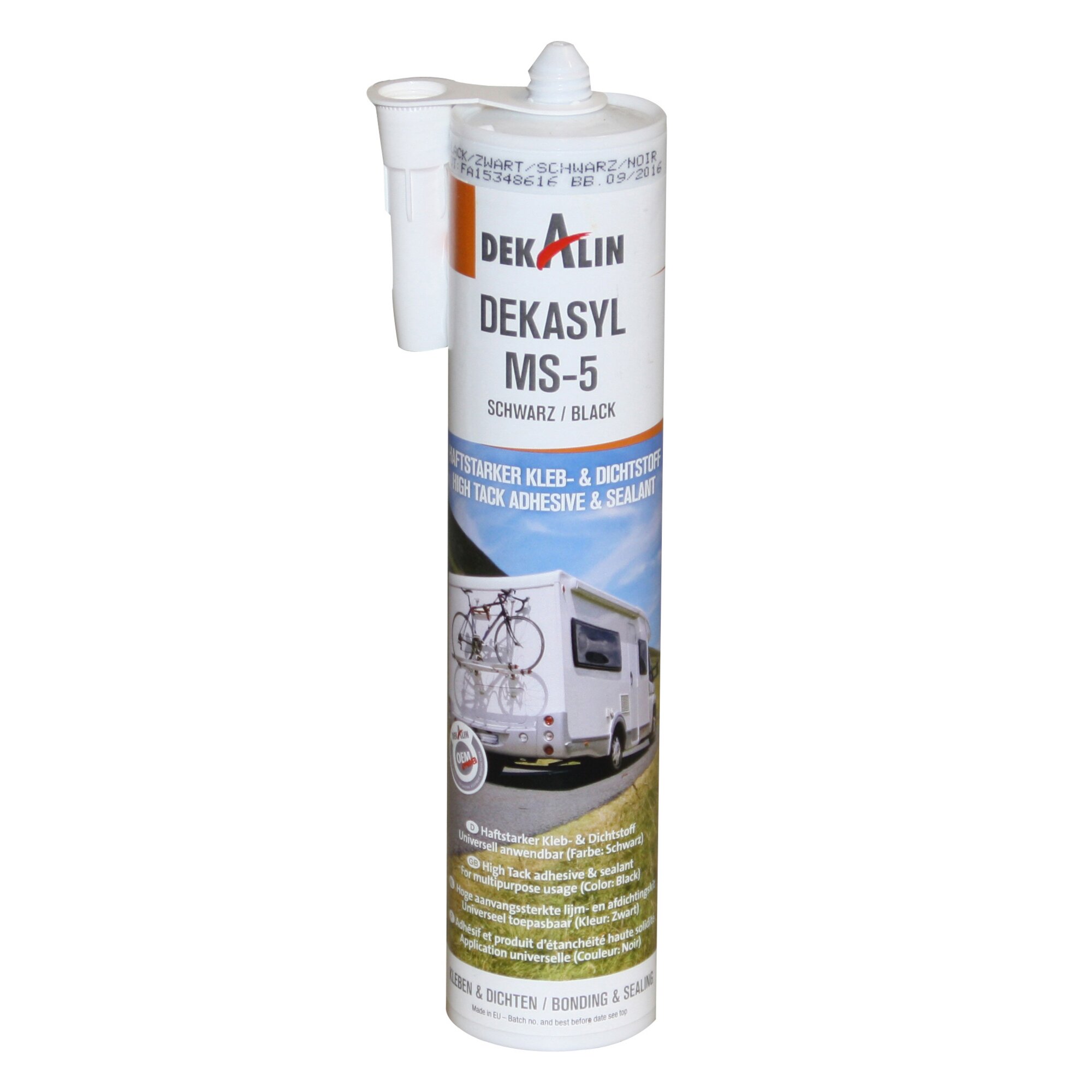 Kraftkleber und Dichtstoff DEKASYL MS-5, schwarz, 290 ml