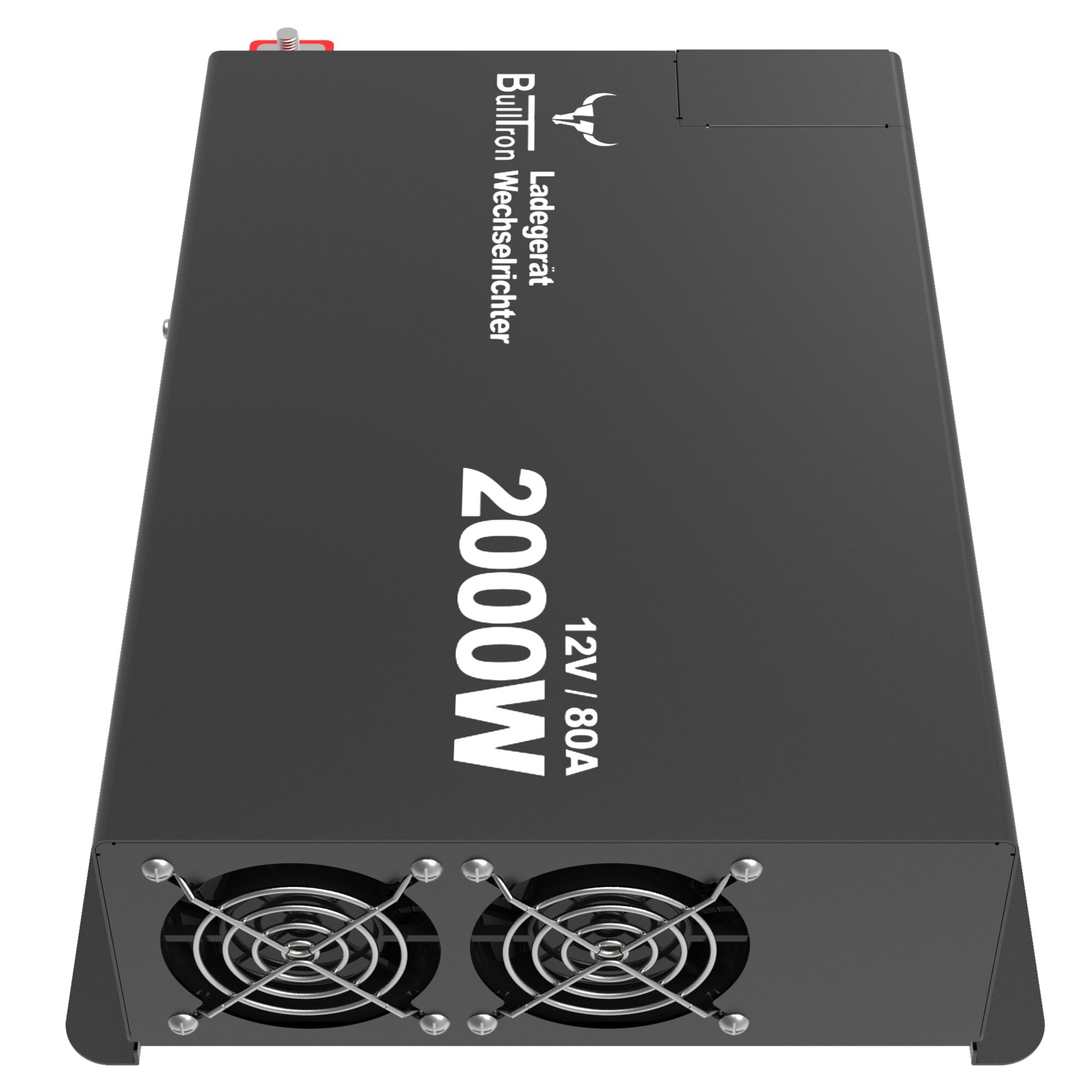 Wechselrichter 2000 W mit Ladegerät 80 A und Display