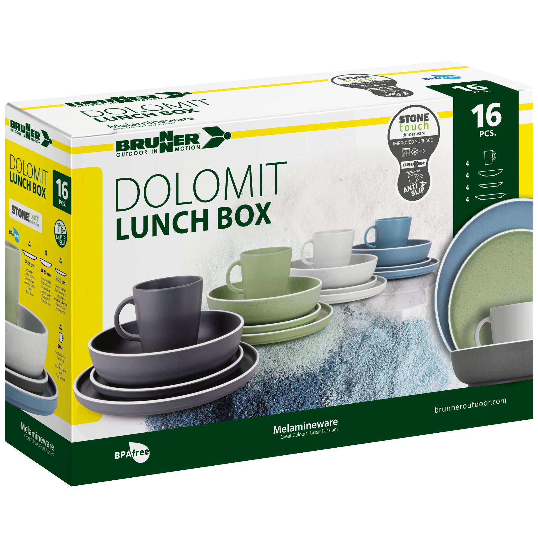 Geschirrset Lunch Box Dolomit Geschirrset Lunch Box Dolomit