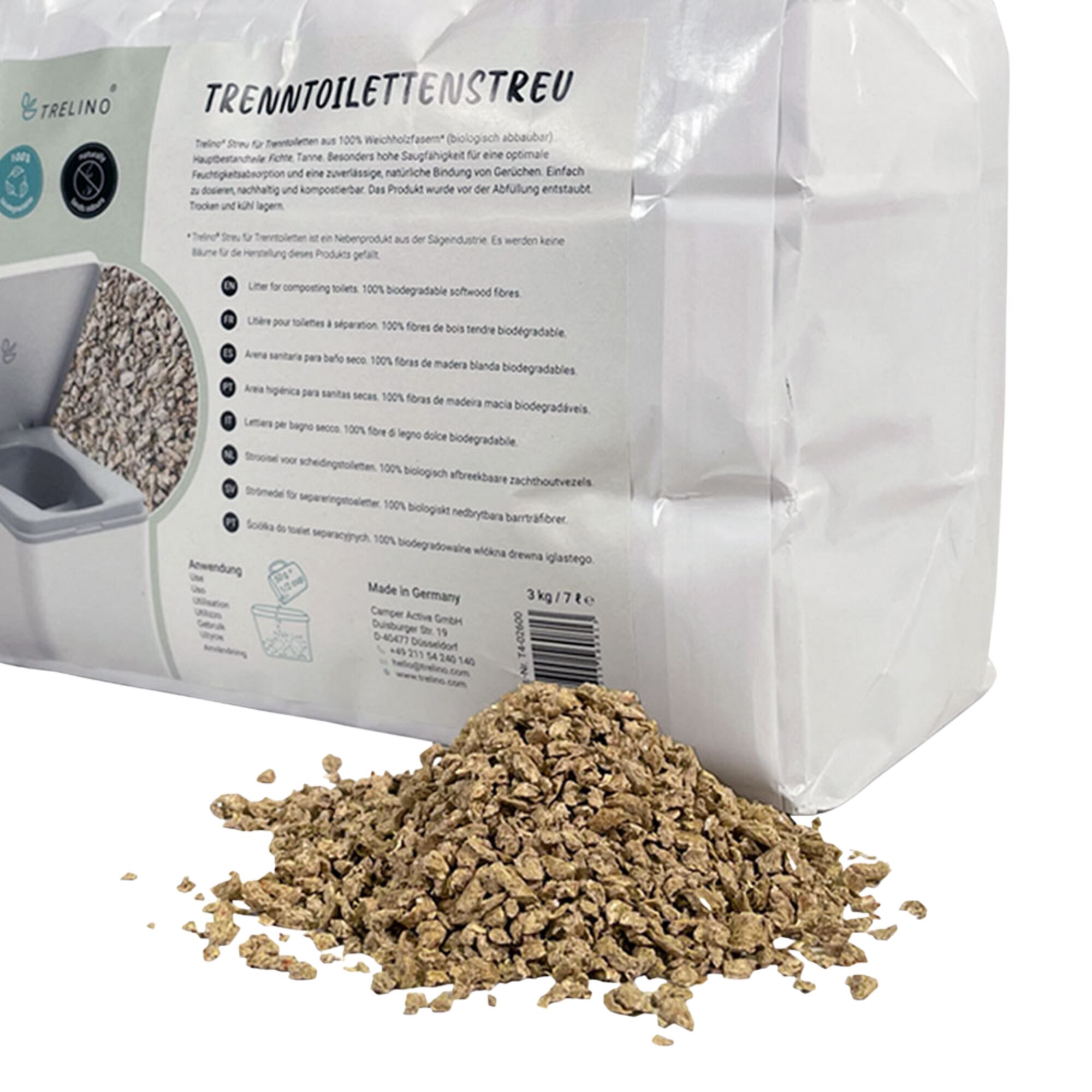 Trenntoilettenstreu 7 L
