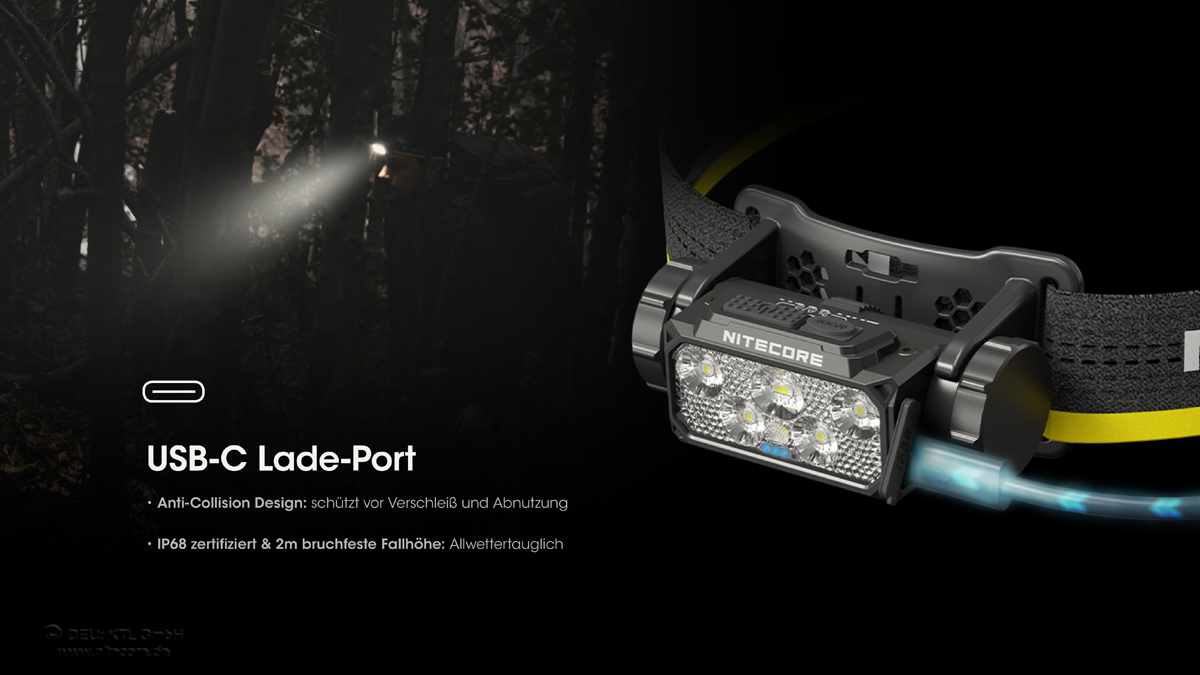 Nitecore HC60 UHE - 1600 Lumen 