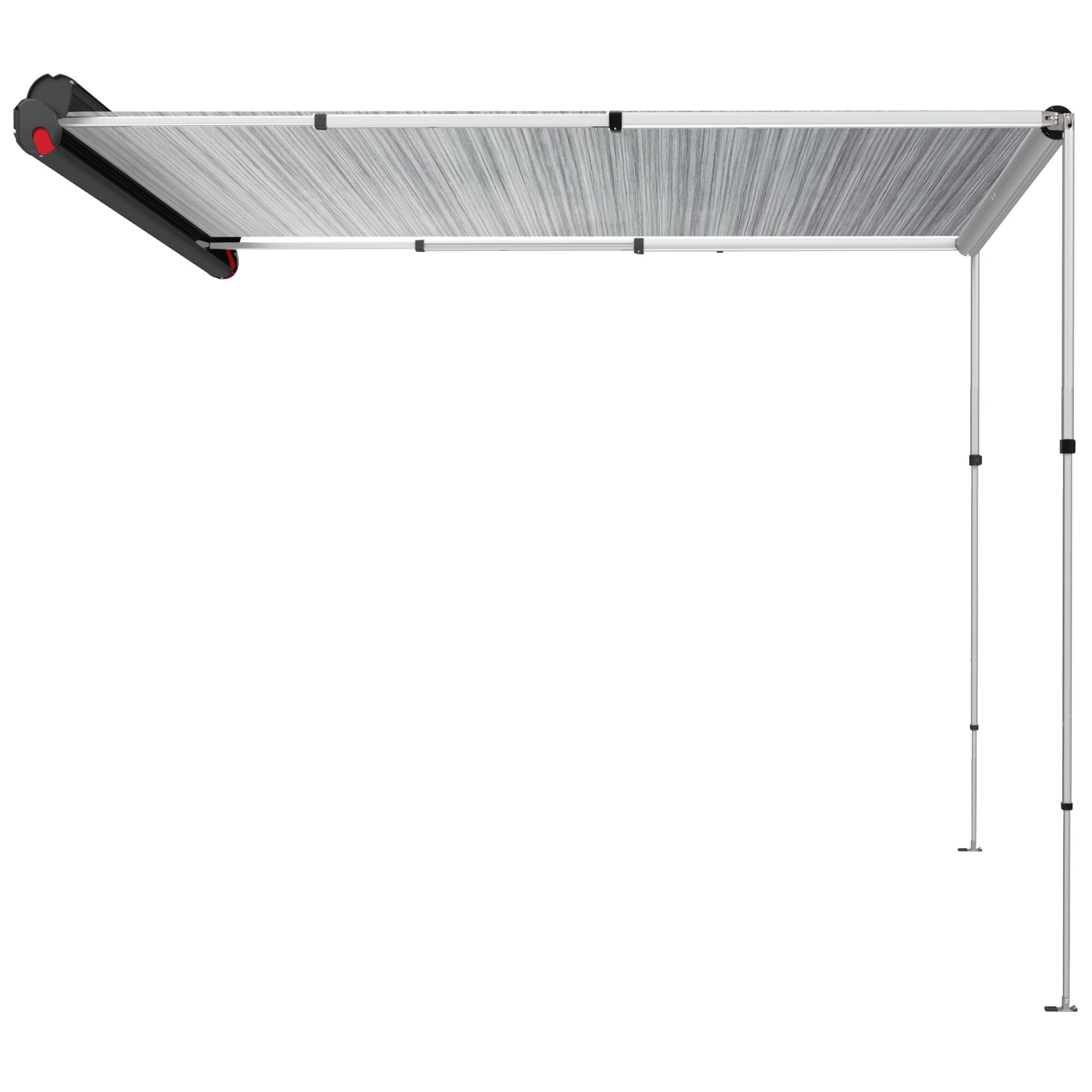 Markise F35 200, schwarz, Royal Grey