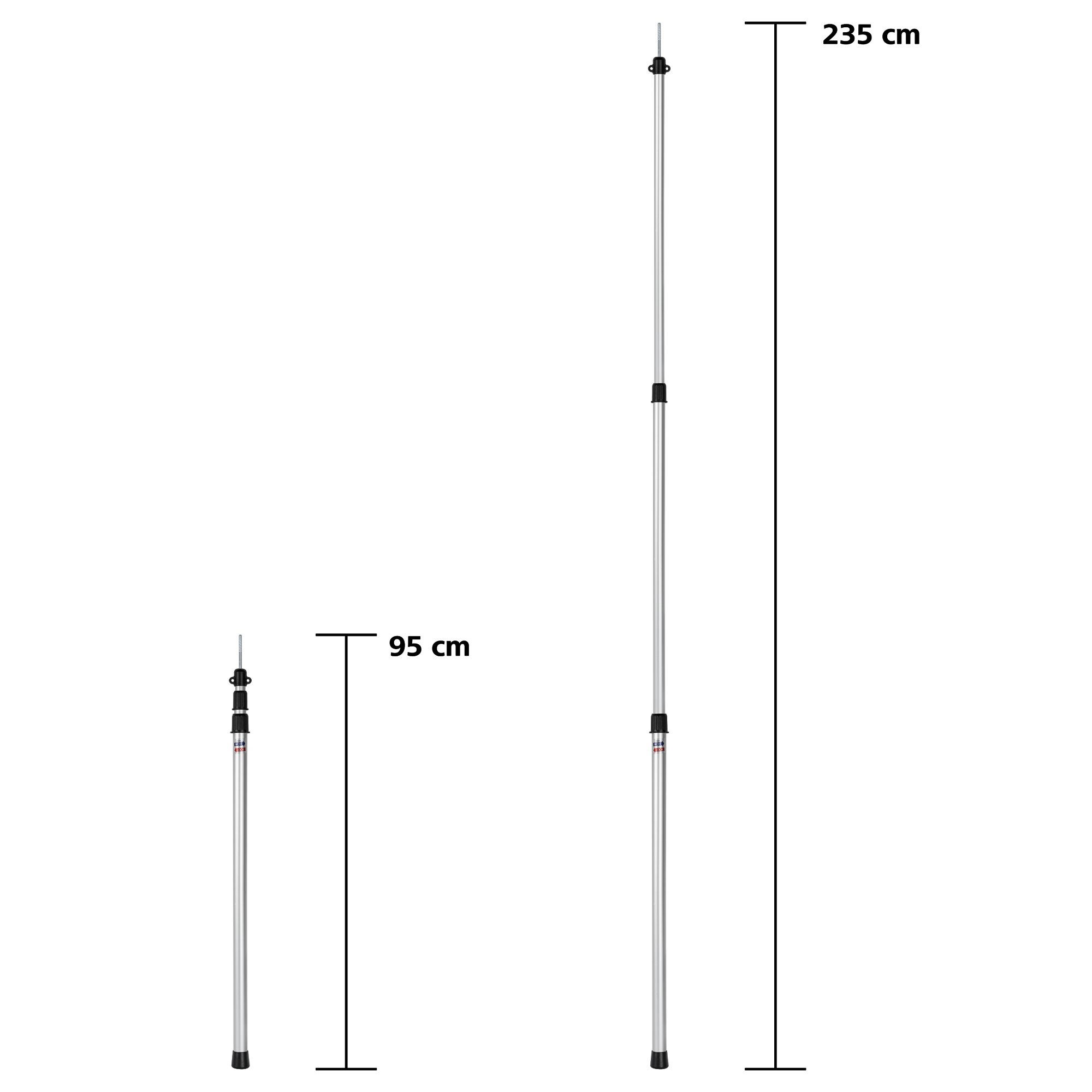 Teleskopstange, 235 cm