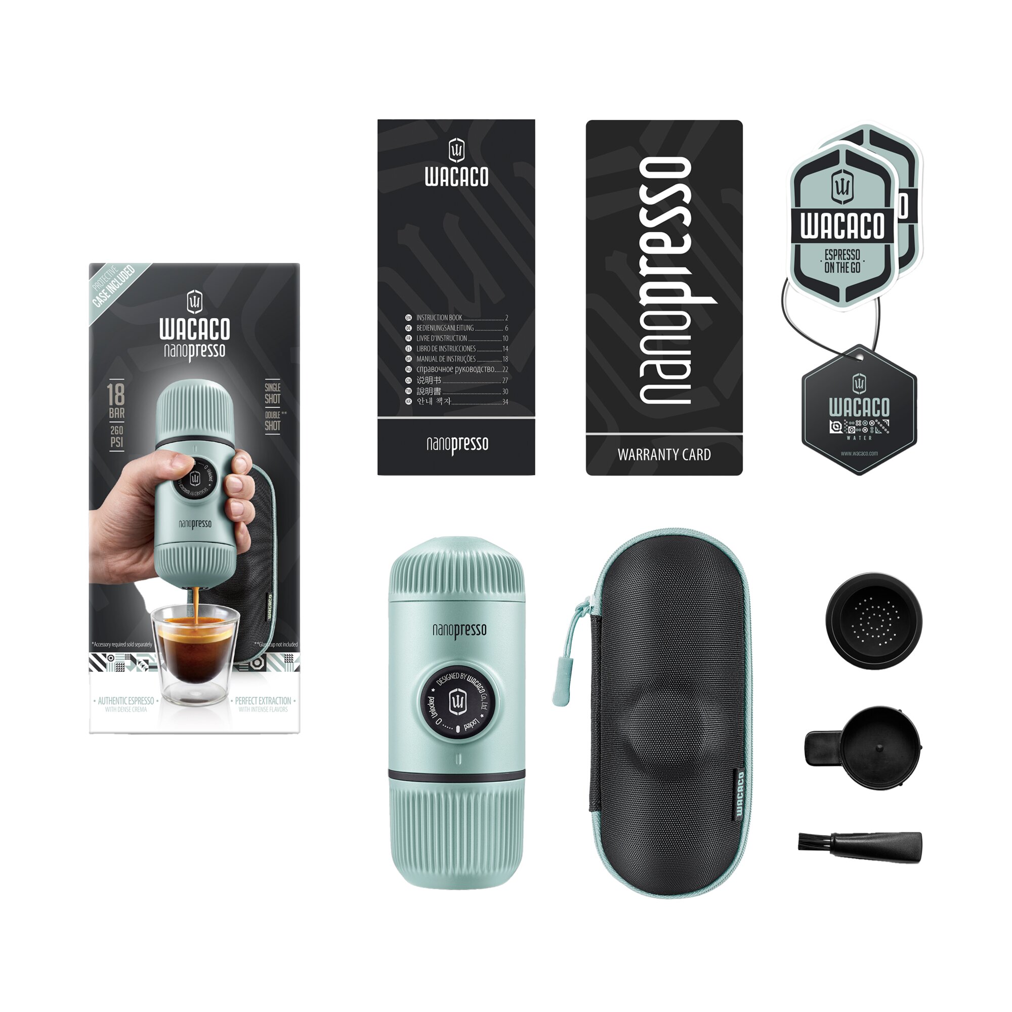 Tragbare Espressomaschine Nanopresso