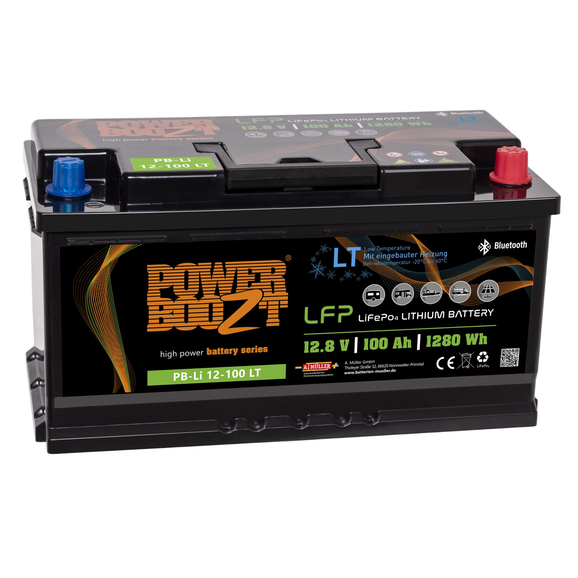 Lithium Kaltwetterbatterie, 100 Ah