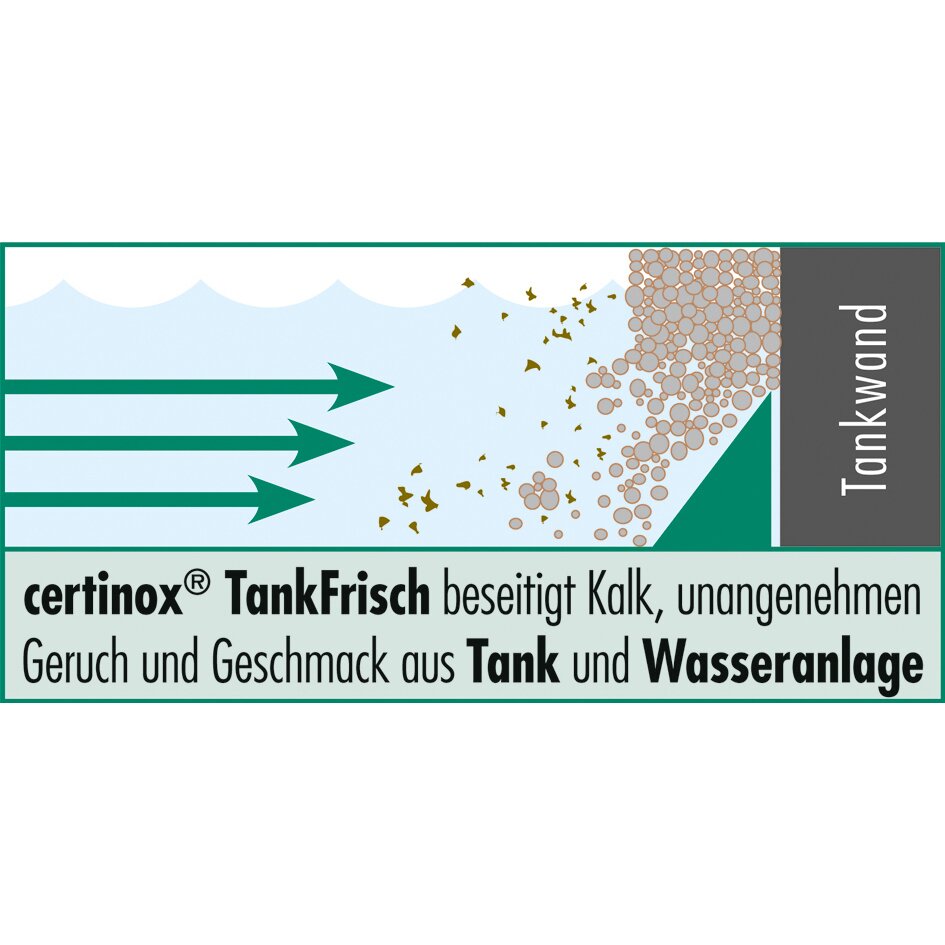 certinox TankFrisch – Entkalker & Frischwasser-Revitalisierer ctf 25 p, 250 g Pulver