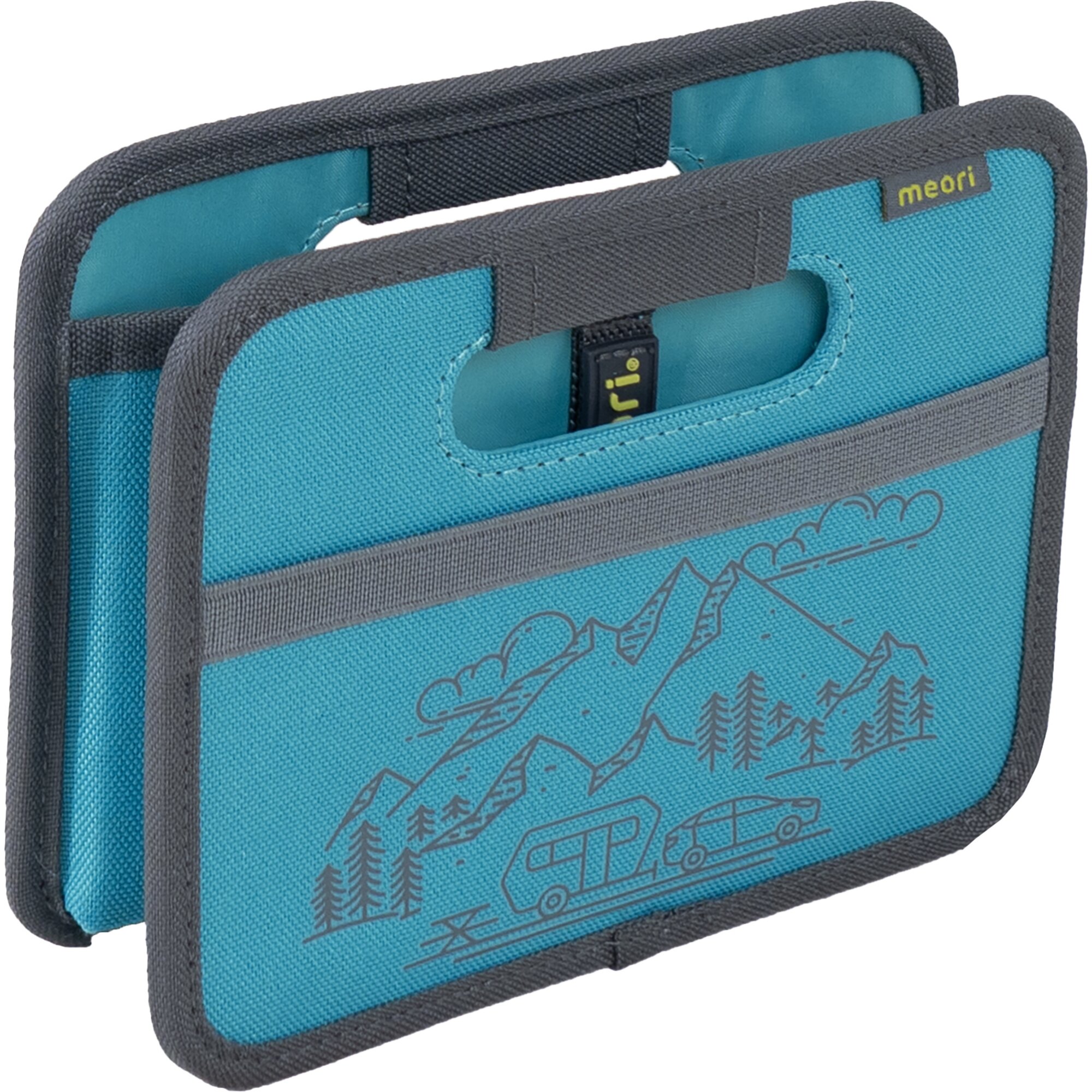Faltbox meori Mini, Azur Blue / Wohnwagen