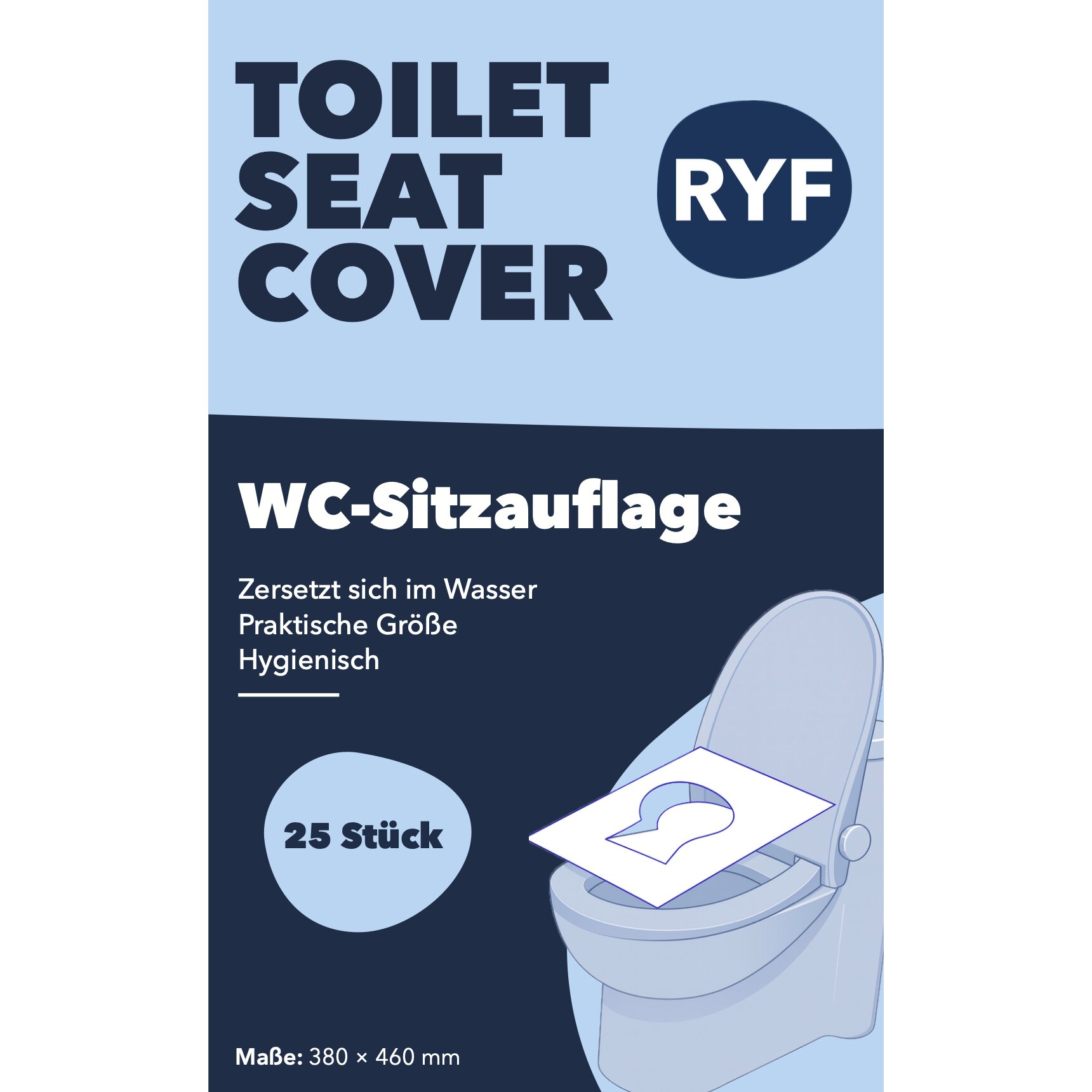 WC Sitzauflagen (25 Stück)