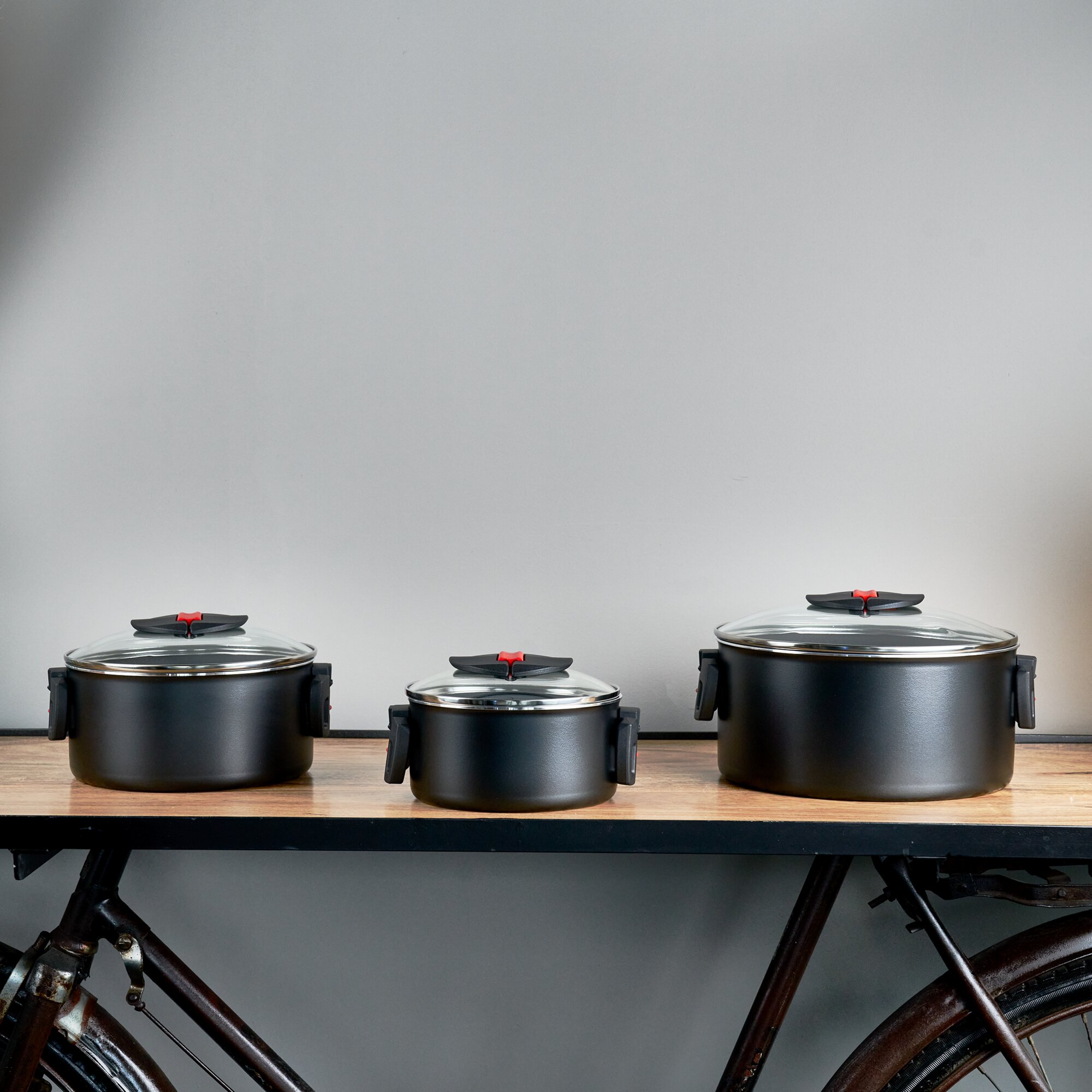 Click & Cook Kochtopfset 3-tlg.
