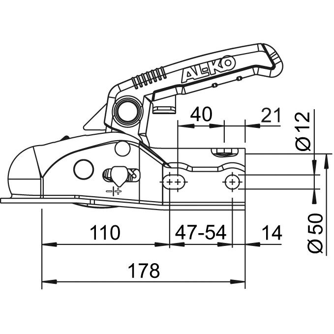 Kugelkupplung AL-KO AK 161/AK 270