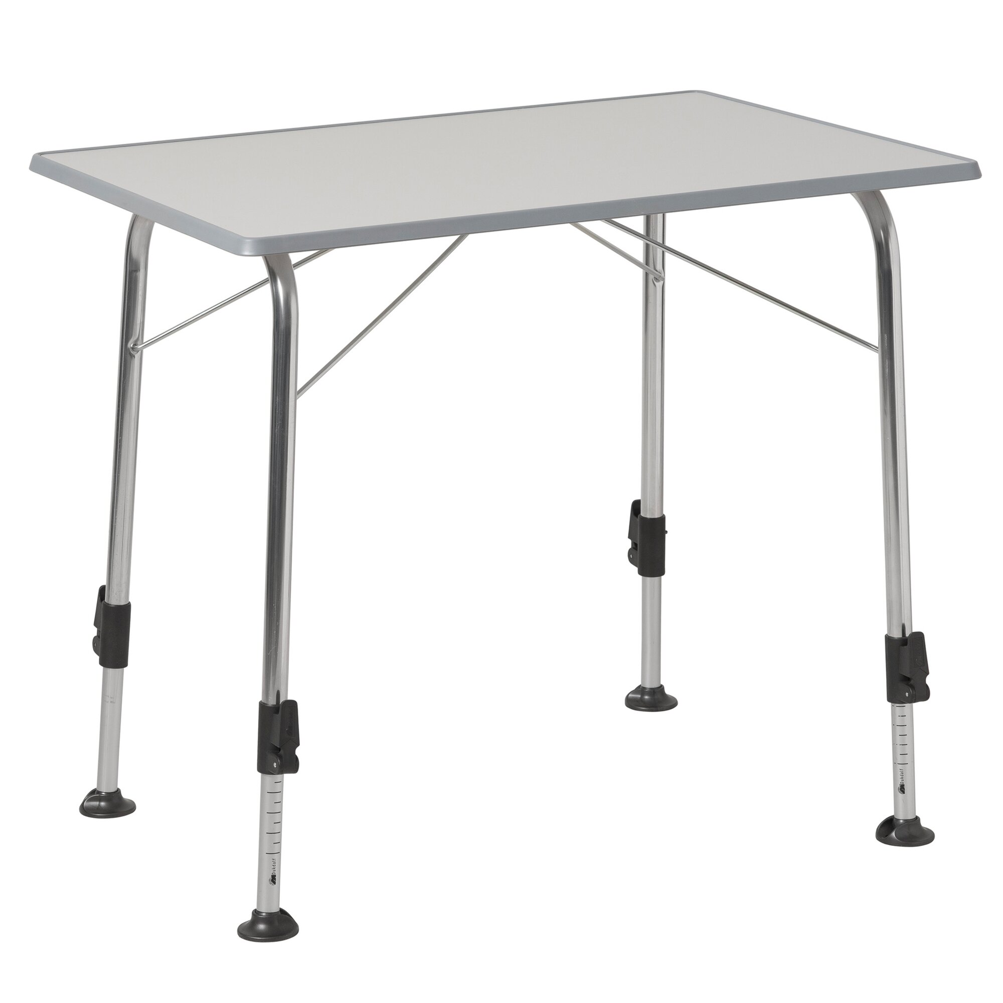 Campingtisch Stabilic 1 Luxe, 80 x 60 cm, hellgrau