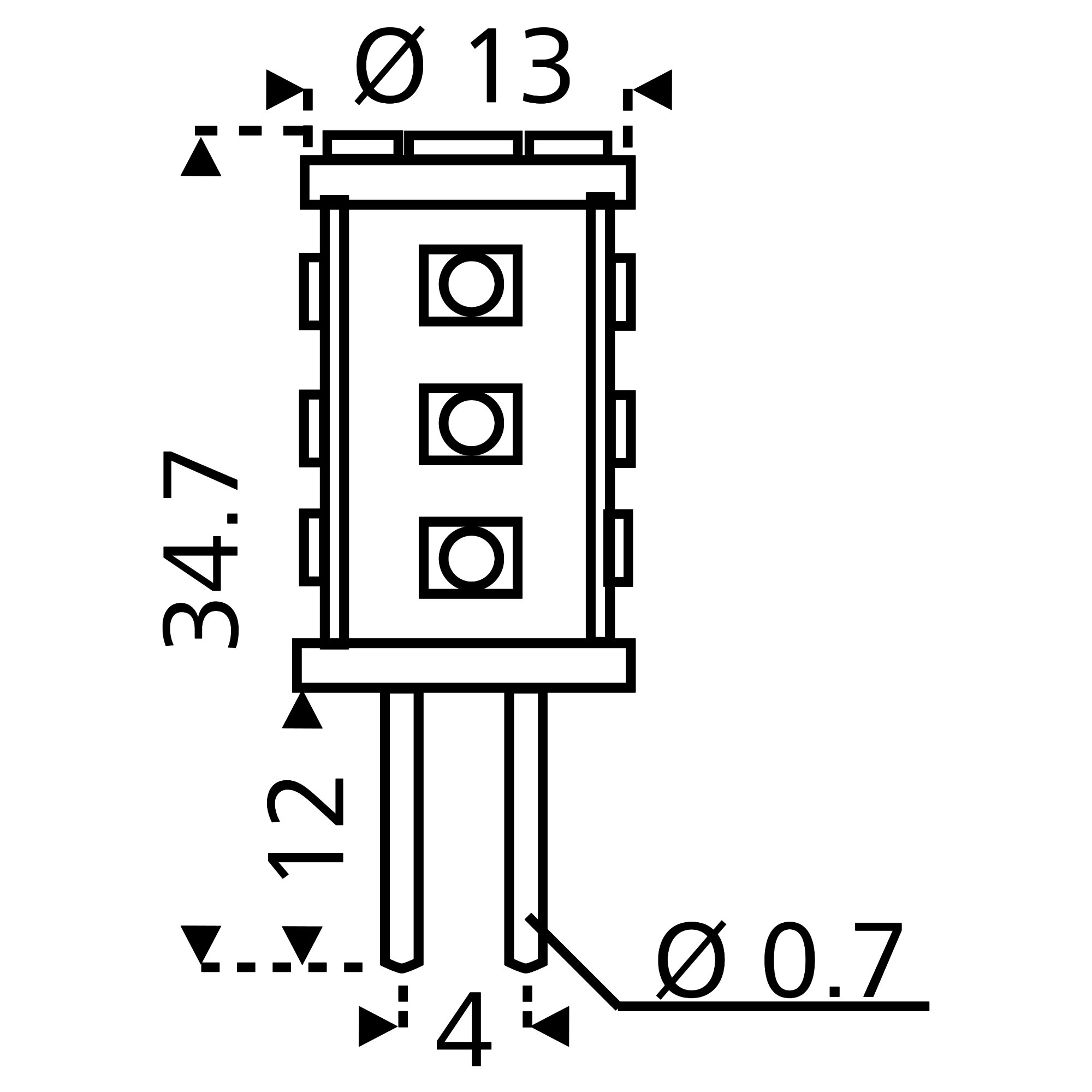 LED-Leuchtmittel G4