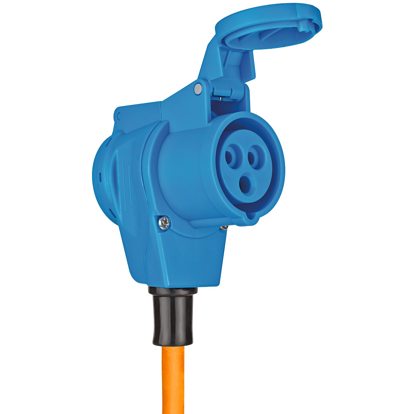 Winkeladapterkabel Schuko -> CEE