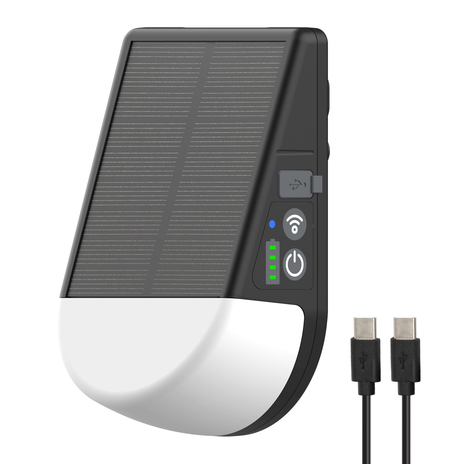 Akku-Outdoor-Solarlampe KL 300 AS mit Bewegungsmelder